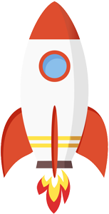 Cartoon rocket